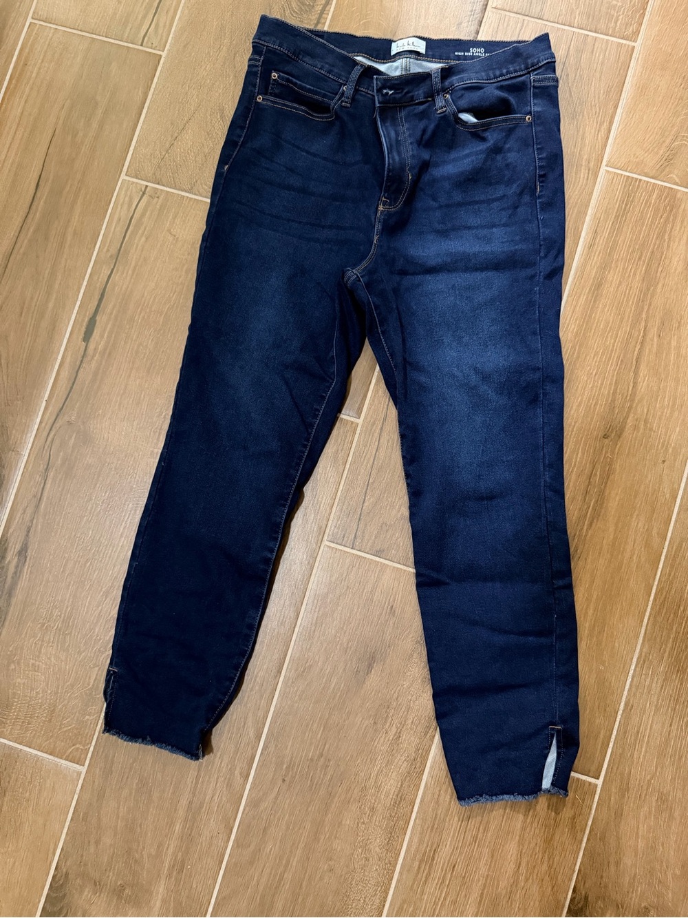 Skinny High-Rise Dark Indigo Jeans - Women